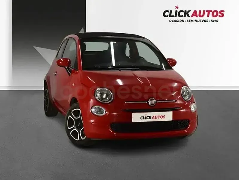 Usado Fiat 500C Club 70 CV (51 kW) 2023 Rojo Descapotable