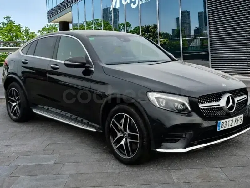 Usado Mercedes GLC220 170 CV (125 kW) 2019 Negro Coupe