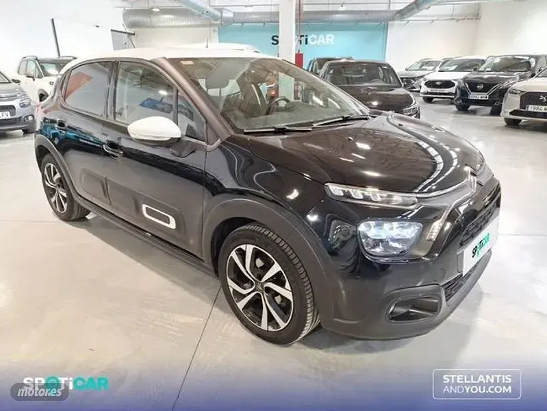 Usado Citroën C3 PureTech 110 CV (80 kW) 2021 Negro Utilitario