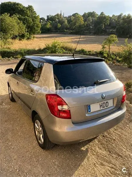 Usado Skoda Fabia Ambition 85 CV (62 kW) 2011 Gris / plata Berlina