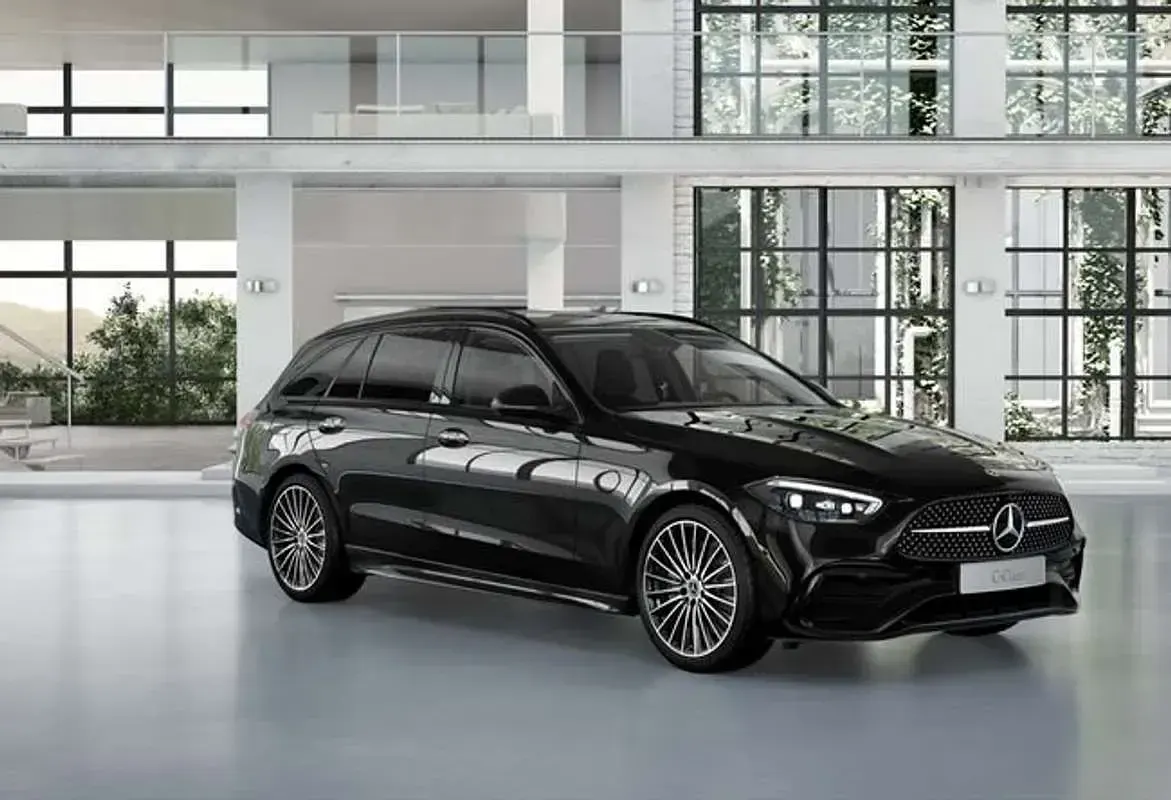 Usado Mercedes C220 199 CV (146 kW) 2022 Negro Familiar