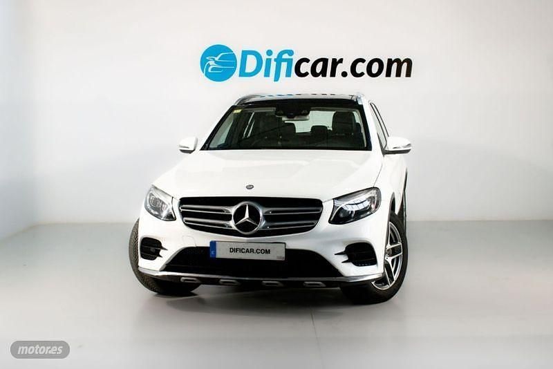 Blanco Usado 2015 Mercedes GLC220 AMG line SUV | 30.490 € (Precio justo) - Imagen 1/4