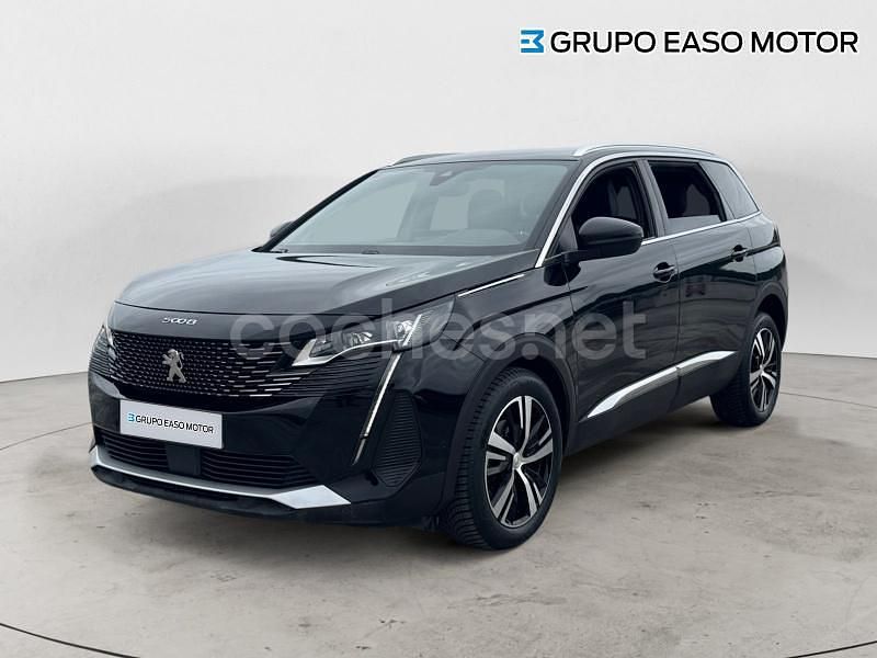 Negro Usado 2021 Peugeot 5008 GT Monovolumen | 23.990 € (Precio justo) - Imagen 1/4
