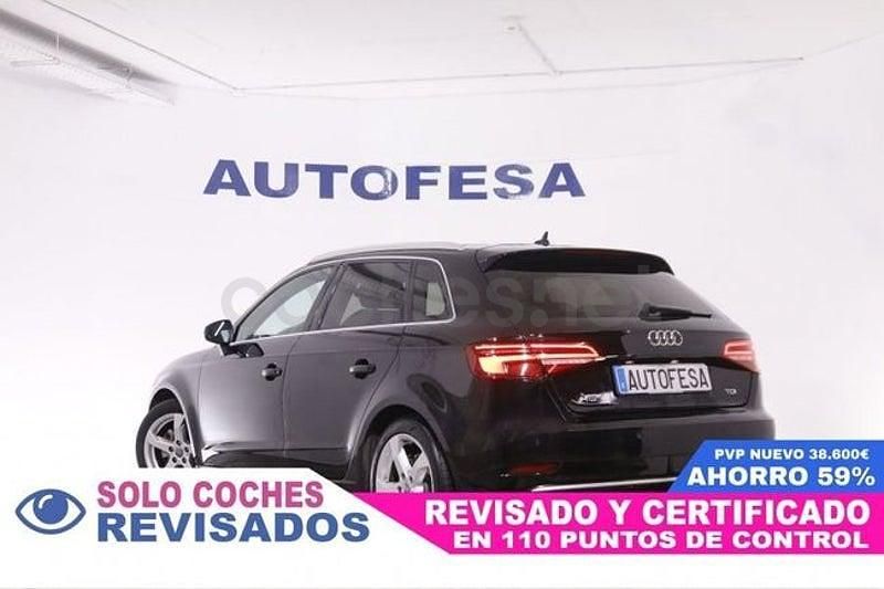 Usado Audi A3 110 CV (80 kW) 2016 Negro Berlina