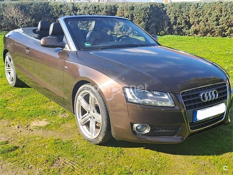 Marrón Usado 2011 Audi A5 Cabriolet S-Line Descapotable | 11.400 € (Buen precio) - Imagen 1/4