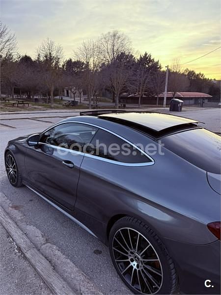 Usado Mercedes C220 170 CV (125 kW) 2018 Gris / plata Coupe