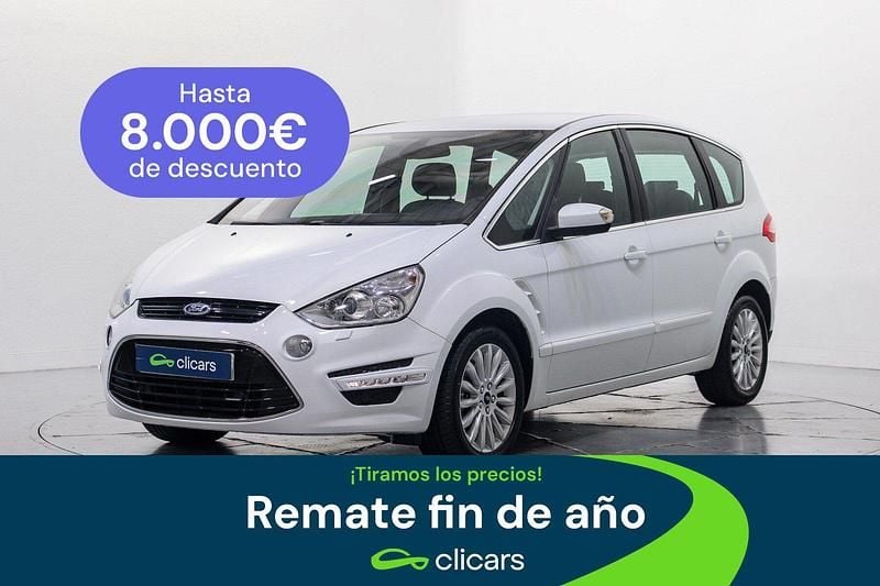Blanco Usado 2014 Ford S-MAX Titanium Monovolumen | 11.490 € (Precio justo) - Imagen 1/4