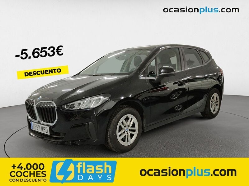 Negro Usado 2022 BMW 218 Active Tourer Monovolumen | 25.790 € (Precio justo) - Imagen 1/4