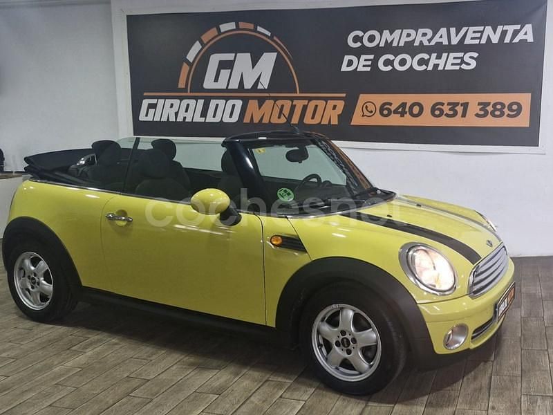 Amarillo Usado 2010 Mini Cooper Cabriolet Descapotable | 9490 € (Precio justo) - Imagen 1/4