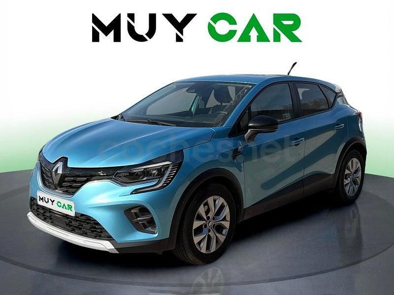 Usado Renault Captur Intens 91 CV (66 kW) 2021 Azul SUV
