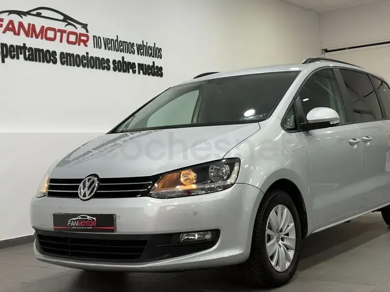 Usado VW Sharan Sportline 150 CV (110 kW) 2016 Gris / plata Monovolumen