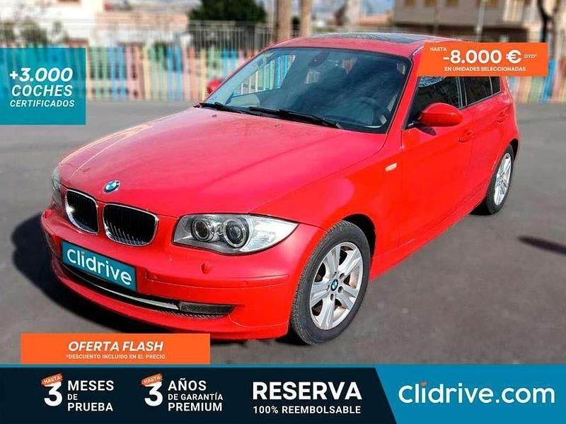 Rojo Usado 2008 BMW 118 Utilitario | 5390 € (Buen precio) - Imagen 1/4