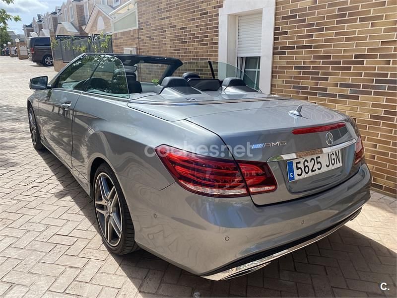 Usado Mercedes E250 211 CV (155 kW) 2014 Gris / plata Descapotable