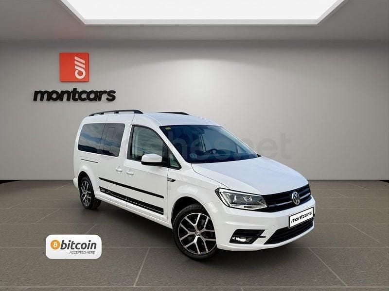 Usado VW Caddy Maxi 102 CV (75 kW) 2019 Blanco Monovolumen
