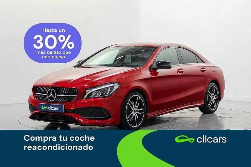 Rojo Usado 2018 Mercedes CLA200 Coupe | 21.990 € (Precio justo) - Imagen 1/4