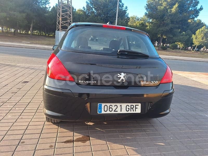 Usado Peugeot 308 Premium 110 CV (80 kW) 2009 Negro Berlina