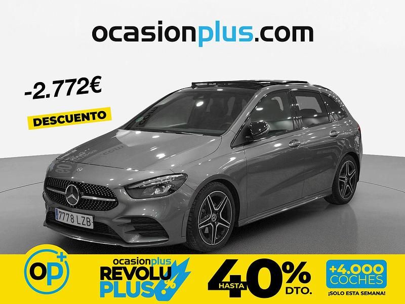 Usado Mercedes B200 150 CV (110 kW) 2022 Gris Monovolumen