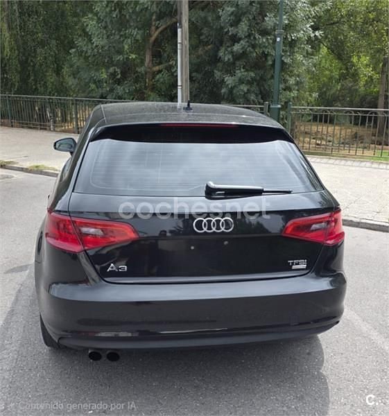 Usado Audi A3 150 CV (110 kW) 2015 Negro Berlina