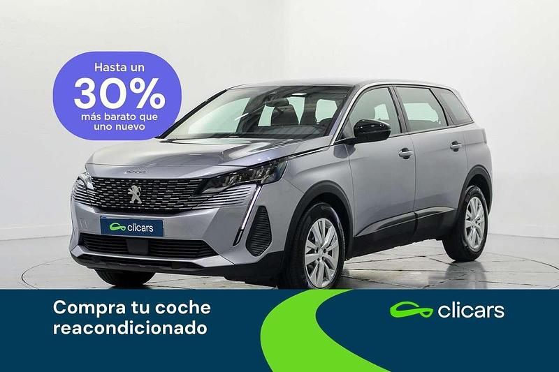 Plateado Usado 2023 Peugeot 5008 Active Monovolumen | 25.490 € (Buen precio) - Imagen 1/4