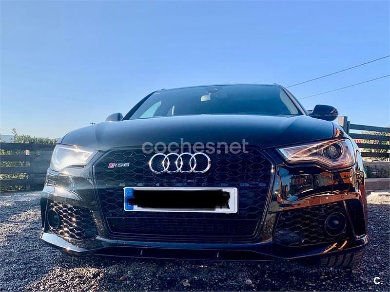Usado Audi A6 S-Line 313 CV (230 kW) 2014 Negro Familiar