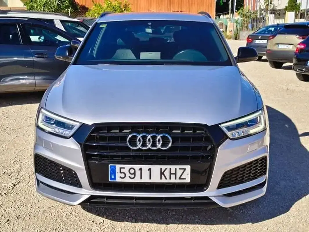 Usado Audi Q3 Design 150 CV (110 kW) 2018 Gris SUV