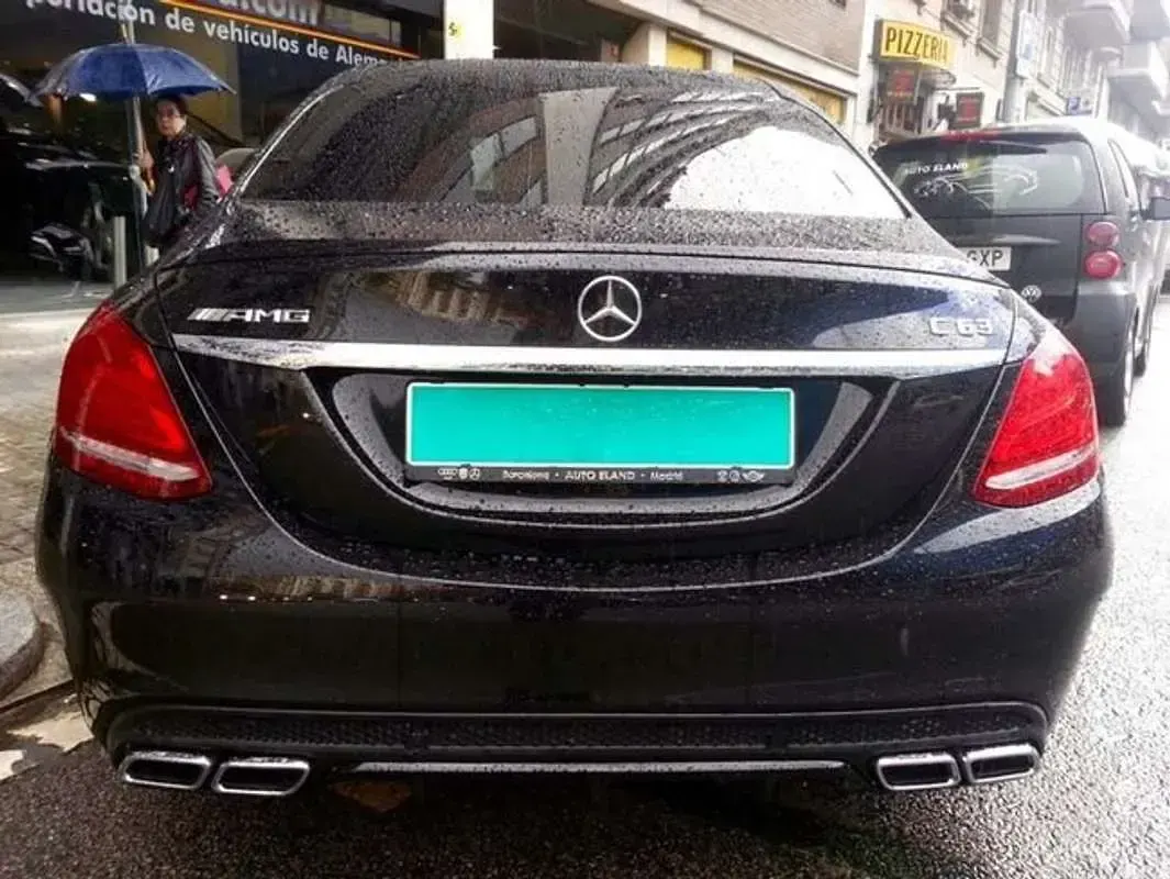 Usado Mercedes C63 AMG AMG 477 CV (350 kW) 2015 Negro Berlina