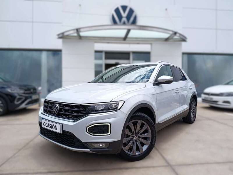 Blanco Usado 2021 VW T-Roc Sport SUV | 22.900 € (Precio justo) - Imagen 1/4