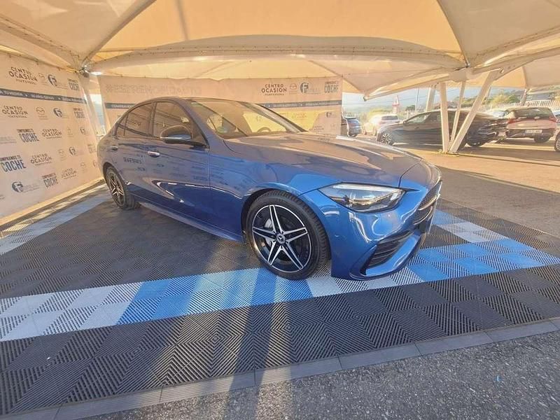 Azul Usado 2023 Mercedes C200 Berlina | 36.900 € (Precio justo) - Imagen 1/4