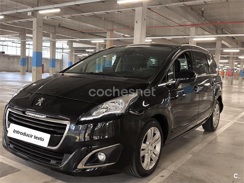 Negro Usado 2016 Peugeot 5008 Allure Monovolumen | 7900 € (Buen precio) - Imagen 1/4