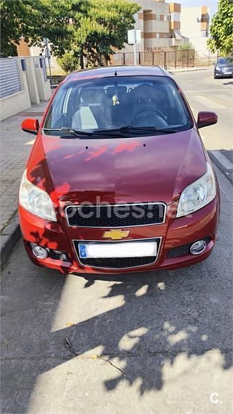 Usado Chevrolet Aveo LT 100 CV (73 kW) 2009 Rojo Berlina