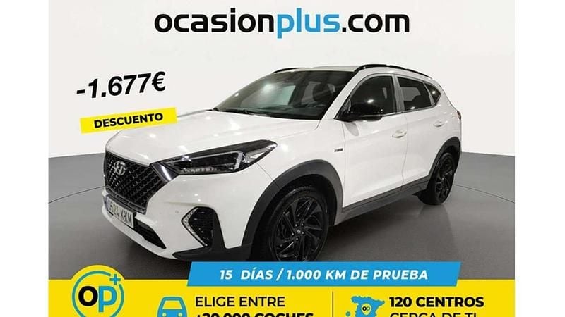 Usado Hyundai Tucson N Line 136 CV (100 kW) 2019 Blanco SUV