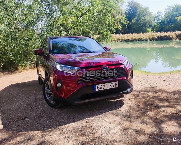 Usado Toyota RAV4 Hybrid Advance 218 CV (160 kW) 2019 Granate SUV