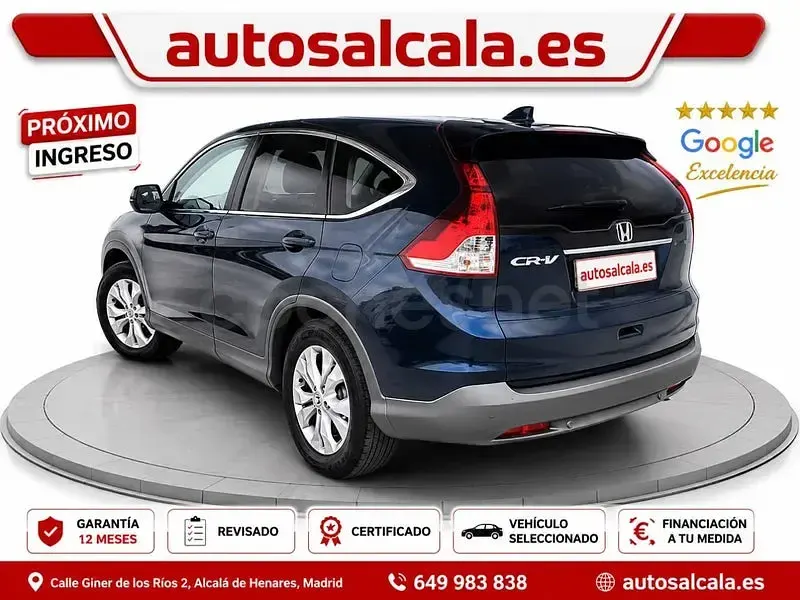 Usado Honda CR-V Elegance 120 CV (88 kW) 2014 Azul SUV