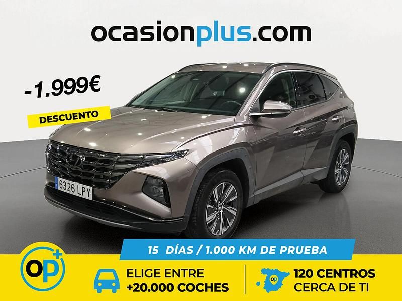 Marrón Usado 2021 Hyundai Tucson SUV | 16.490 € (Precio justo) - Imagen 1/4