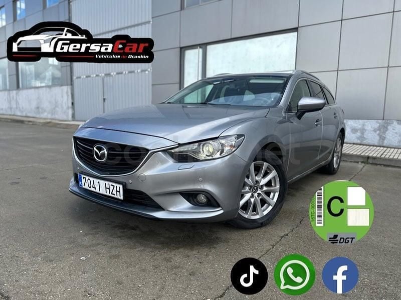 Usado Mazda 6 Style 150 CV (110 kW) 2014 Gris / plata Familiar