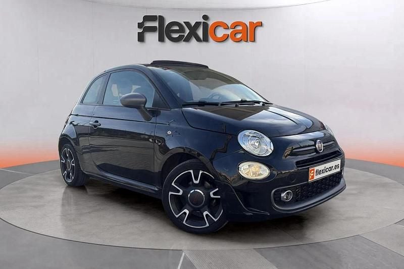 Negro Usado 2017 Fiat 500 S Descapotable | 10.790 € (Precio justo) - Imagen 1/4