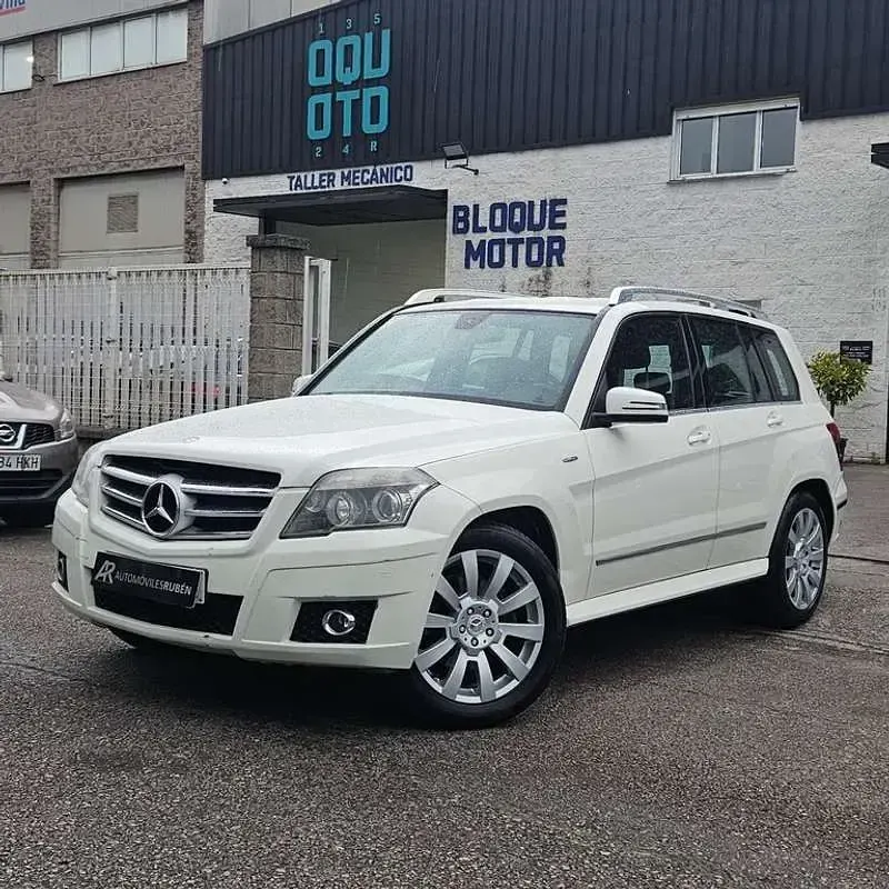 Usado Mercedes GLK220 170 CV (125 kW) 2009 Blanco SUV