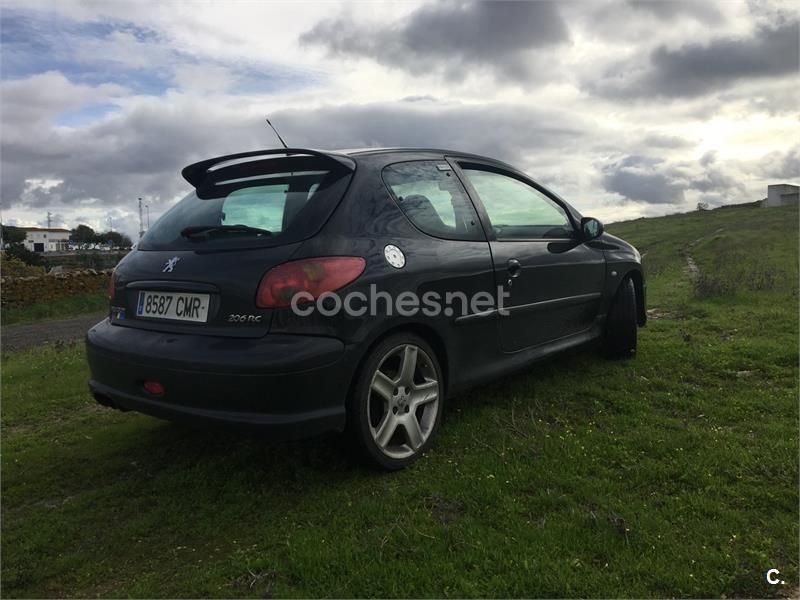 Negro Usado 2003 Peugeot 206 RC Berlina | 6500 € - Imagen 1/3