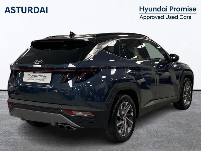 Usado Hyundai Tucson 150 CV (110 kW) 2021 Dark teal / phantom black (metalizado) SUV