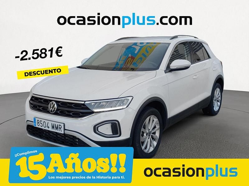 Blanco Usado 2024 VW T-Roc Life SUV | 28.400 € (Precio justo) - Imagen 1/4