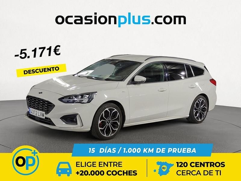 Blanco Usado 2021 Ford Focus ST-Line X Familiar | 17.950 € (Precio justo) - Imagen 1/4