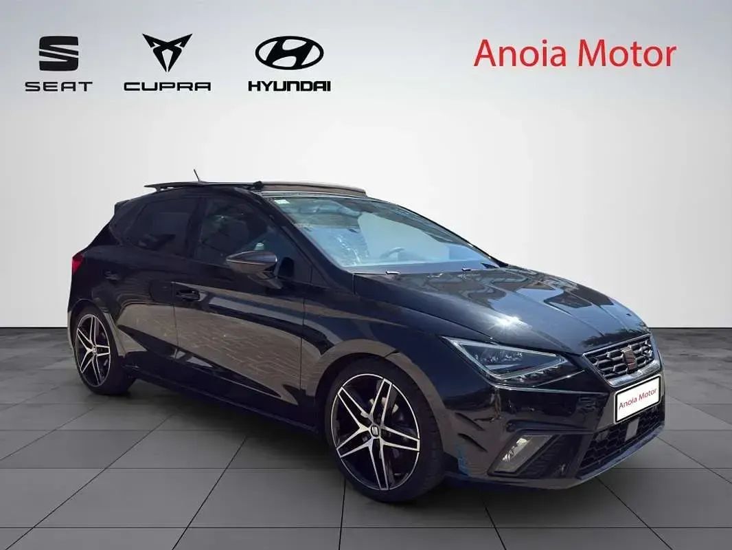 Usado Seat Ibiza FR 116 CV (85 kW) 2020 Negro Utilitario