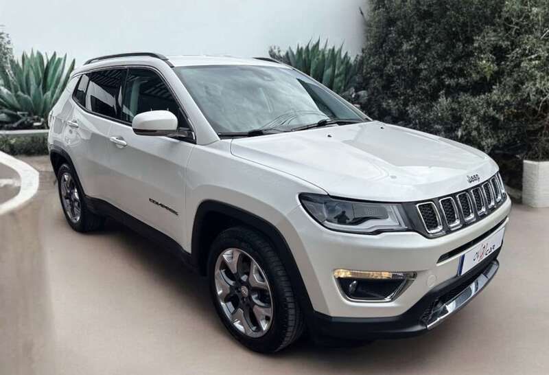 Blanco Usado 2018 Jeep Compass Limited SUV | 14.900 € (Buen precio) - Imagen 1/4