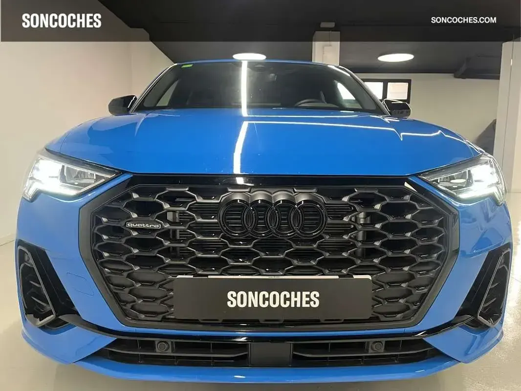 Usado Audi Q3 Sportback S-Line 190 CV (139 kW) 2022 Azul SUV