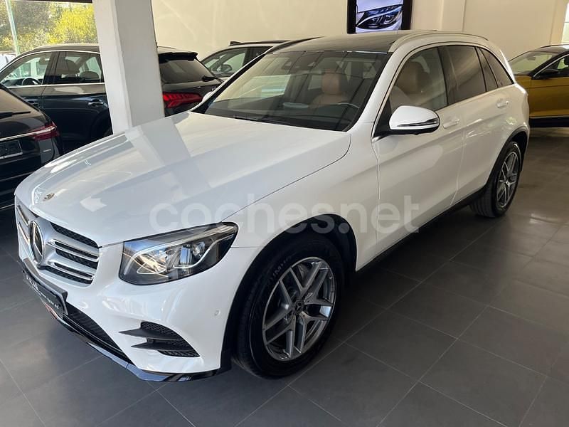 Blanco Usado 2019 Mercedes GLC220 SUV | 32.990 € (Un poco caro) - Imagen 1/4