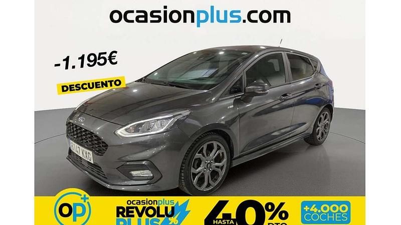 Usado Ford Fiesta ST-Line 101 CV (74 kW) 2019 Gris Utilitario