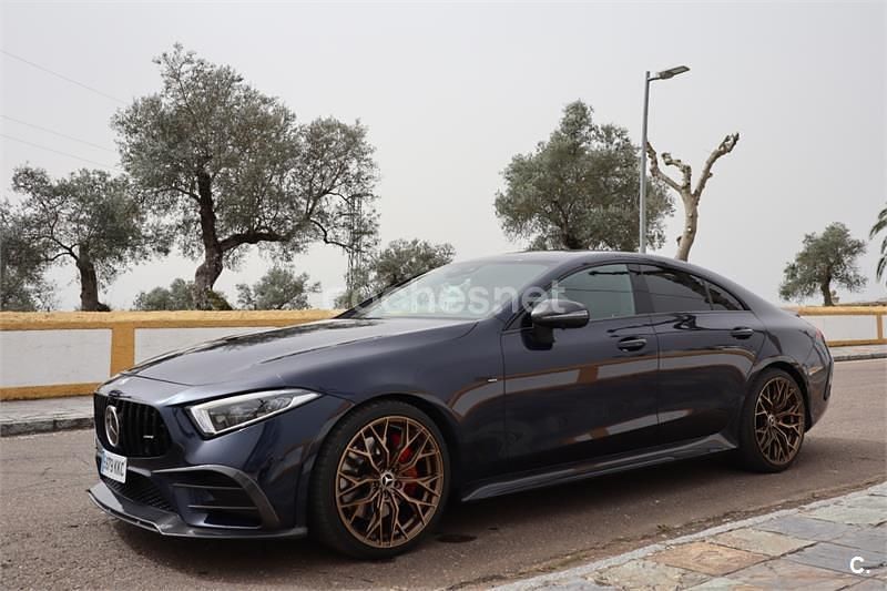 Usado Mercedes CLS450 389 CV (286 kW) 2018 Azul Berlina