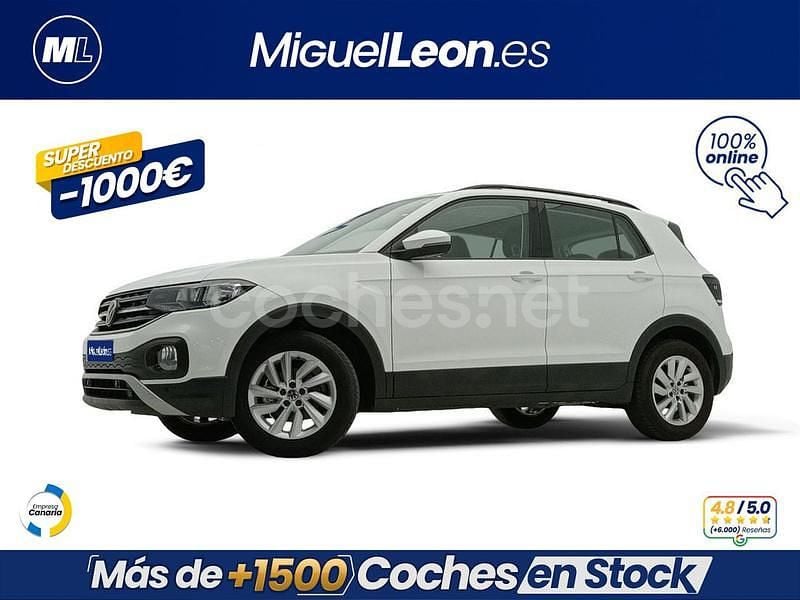 Blanco Usado 2023 VW T-Cross Advance SUV | 17.985 € (Precio justo) - Imagen 1/3