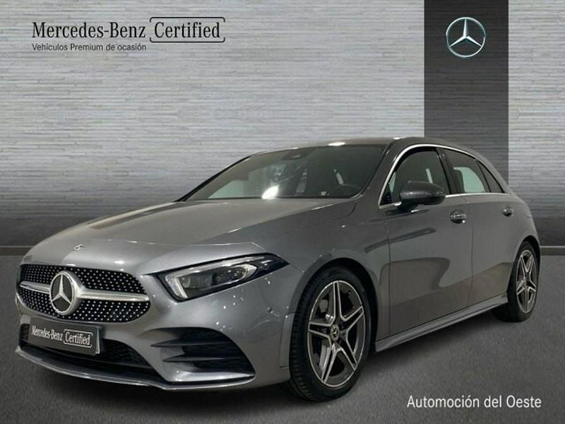 Gris Usado 2020 Mercedes A200 AMG line Berlina | 28.900 € (Caro) - Imagen 1/4