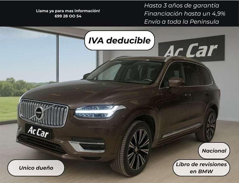 Gris Usado 2024 Volvo XC90 Core SUV | 51.900 € (Precio justo) - Imagen 1/4